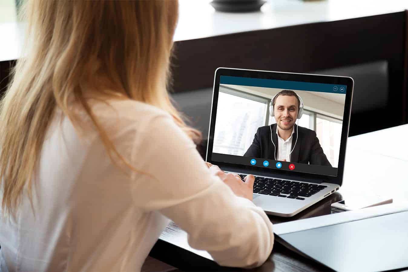 Virtual interview with a TalentSpark recruiter